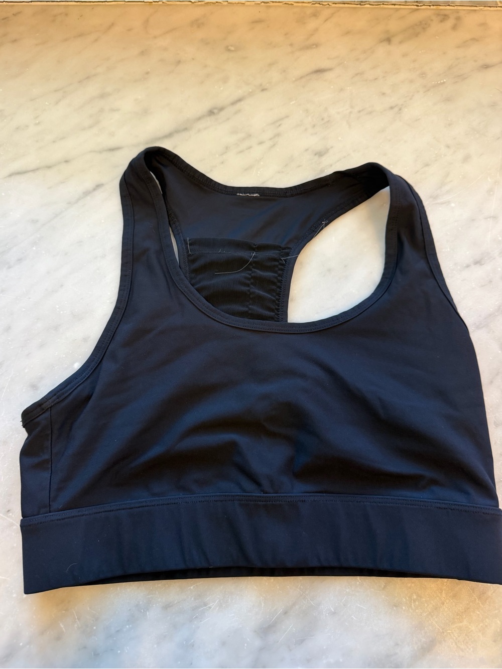 Fabletics - Black Racerback Sports Bra - M